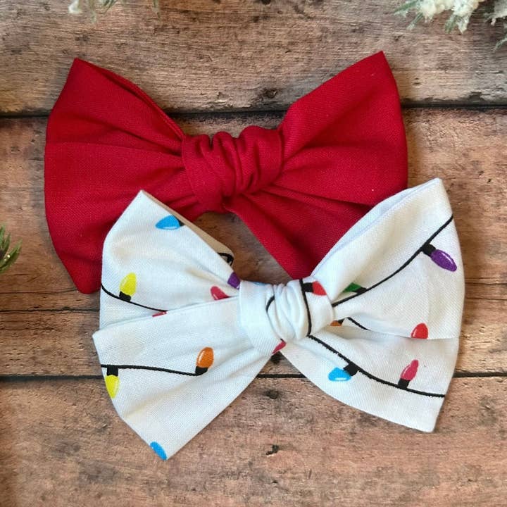 Christmas Hair Bows for Babies and Toddler Girls for wholesale by Brynn + Me