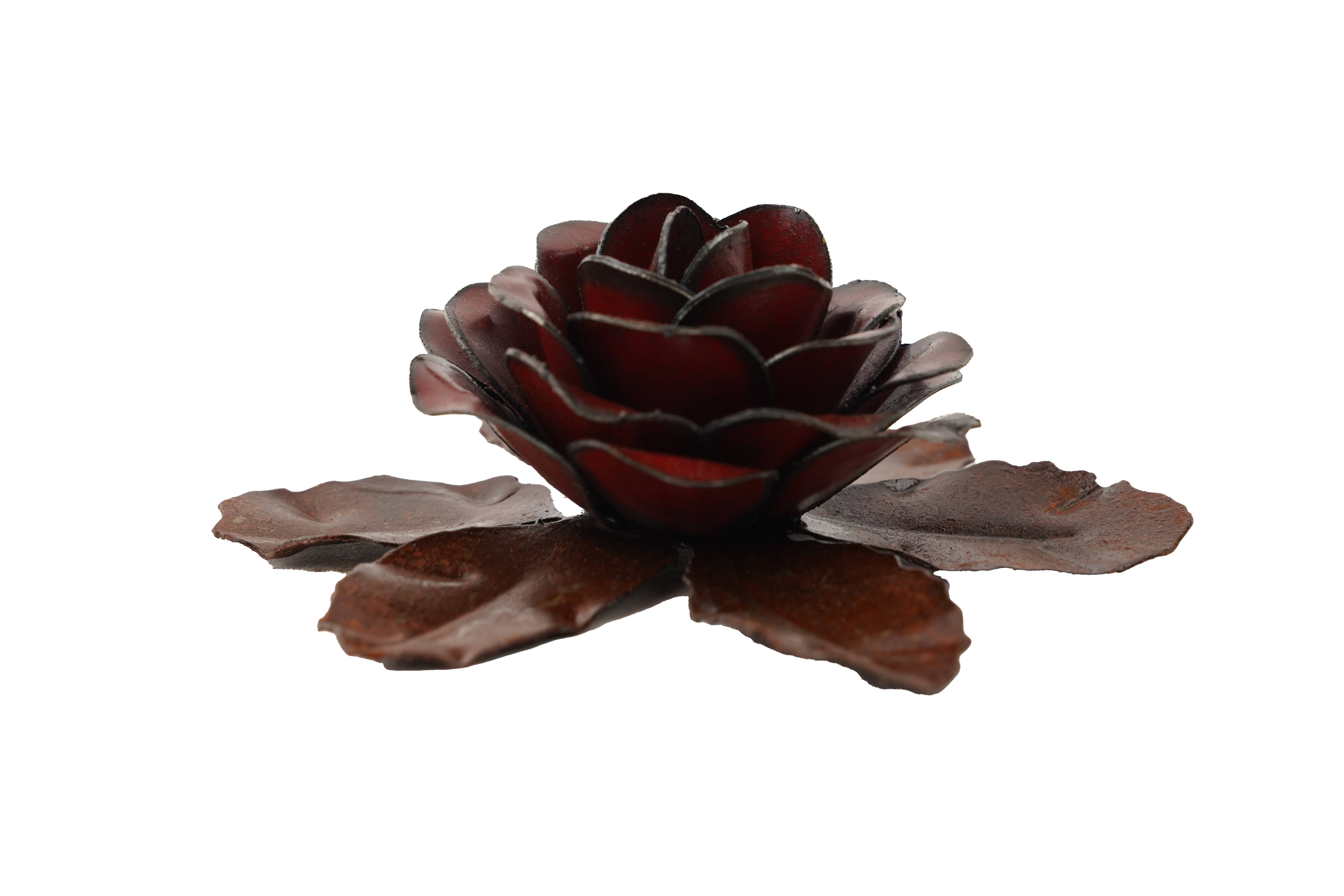 My Amigos Imports - Wholesale Artificial Flowers - Tulia Rustic Metal Rose Flower-Handmade-4.5 in-Beauty-Colors8
