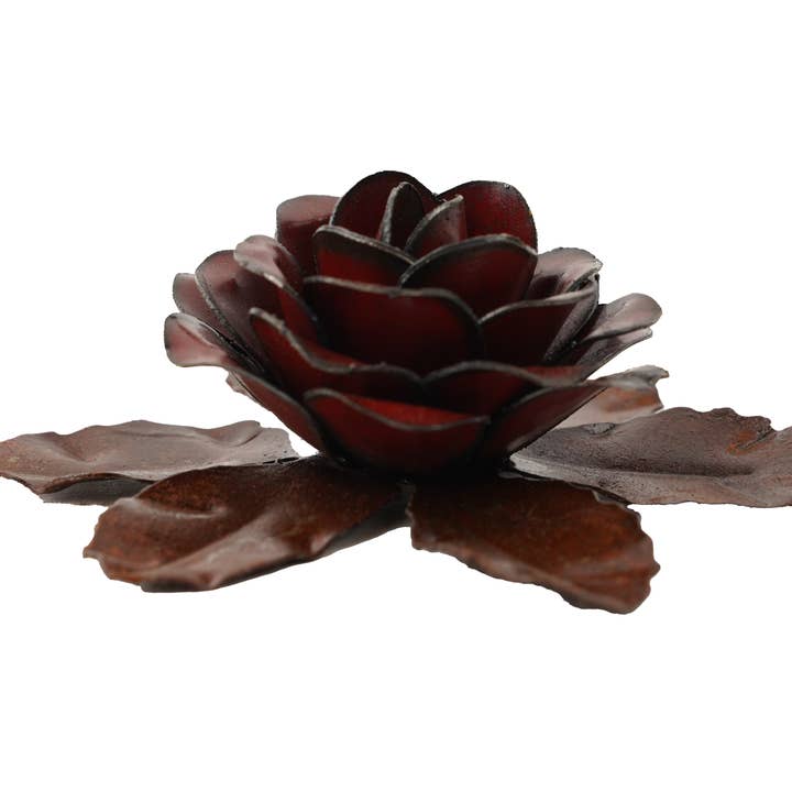 My Amigos Imports - Wholesale Artificial Flowers - Tulia Rustic Metal Rose Flower-Handmade-4.5 in-Beauty-Colors8