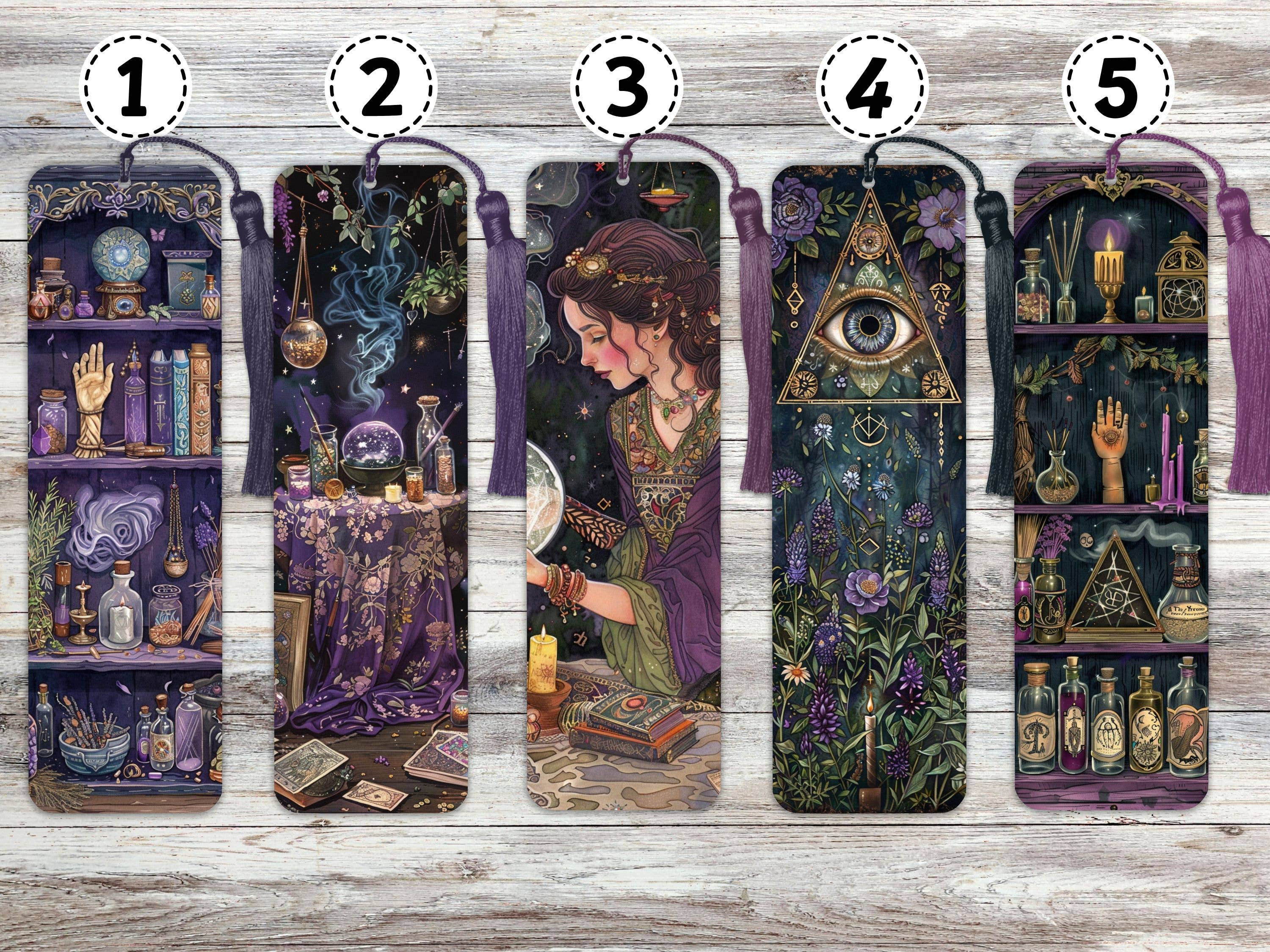 The Corner Shop - Wholesale Bookmark - Fortune Teller Metal Bookmarks1