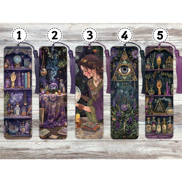 The Corner Shop - Wholesale Bookmark - Fortune Teller Metal Bookmarks1