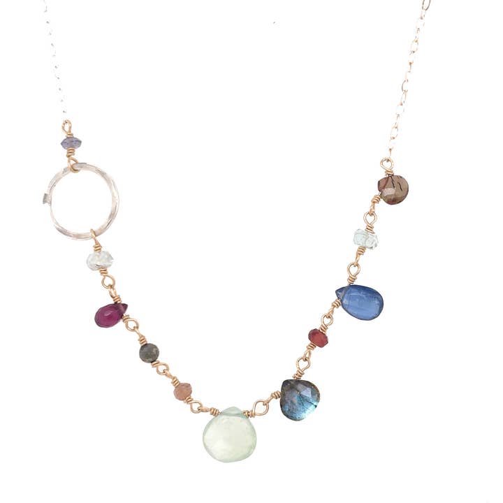 A Gruta - Colar Assimétrico Gemstone Link por atacado de Vannucci