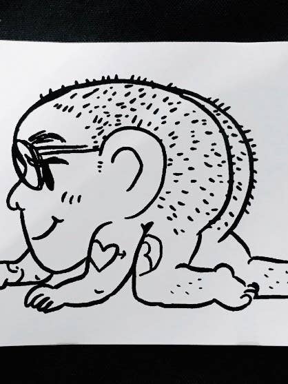 Sticker: Baby Butthead By Ashley Robin Franklin for wholesale by Silver Sprocket