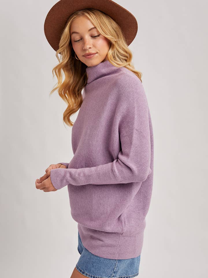 Bluivy - Wholesale Knit Sweater - Women's - SLOUCH NECK DOLMAN SLEEVED PULLOVER16