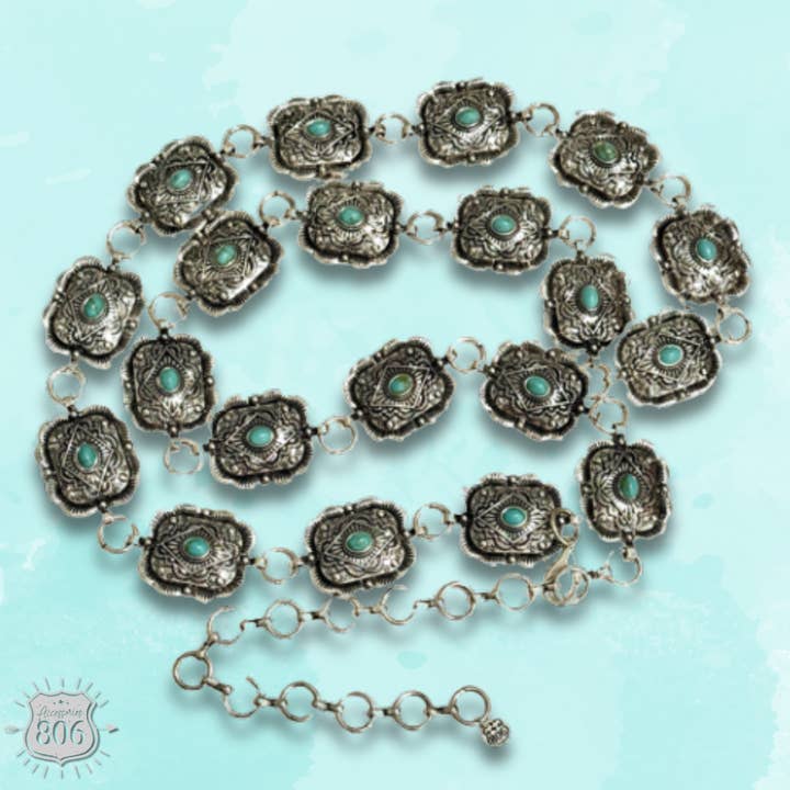 Skaligt västerländskt concholänkbälte för wholesale av Pink Panache Brands