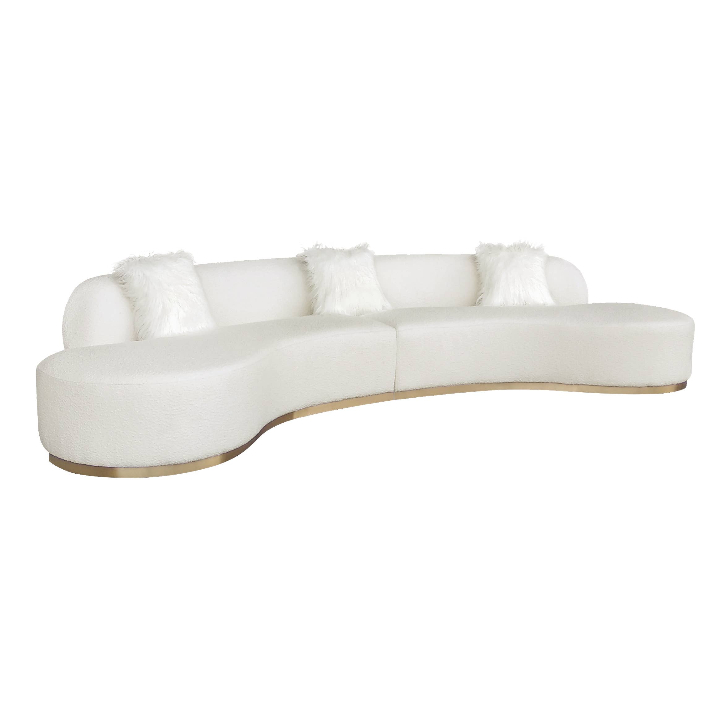Pasargad Home - Wholesale Sofa - Pasargad Home Simona Curved Sofa4