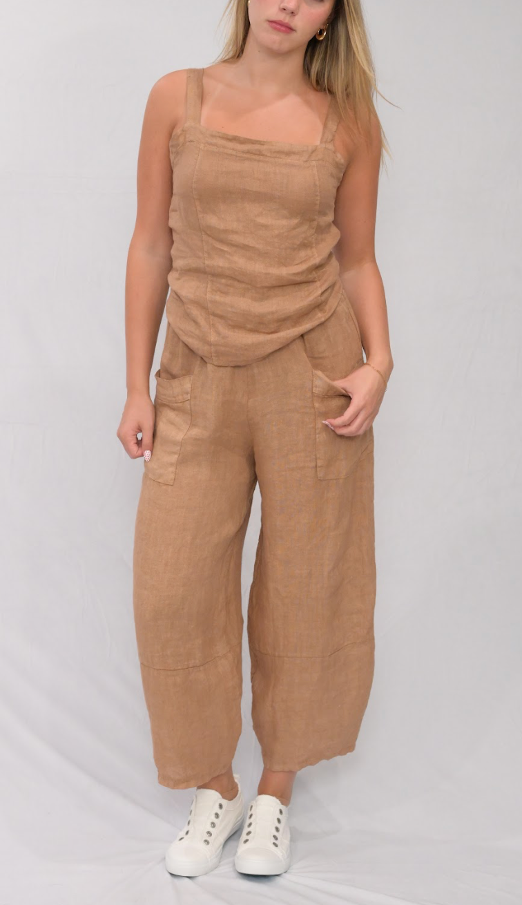 Merci Marie - Wholesale Pants - Women's - Linen Barrel Pants8