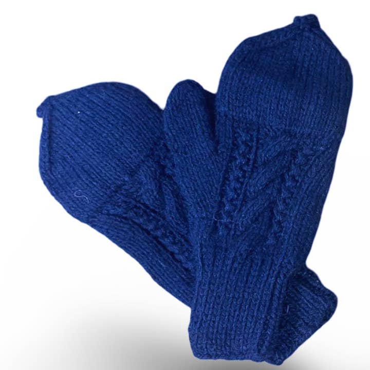 Guanti a Maglia Pesante con Dita e Senza Dita in Lana di Alpaca Commercio Equo e Solidale per la vendita all'ingrosso da parte di Sanyork Fair Trade