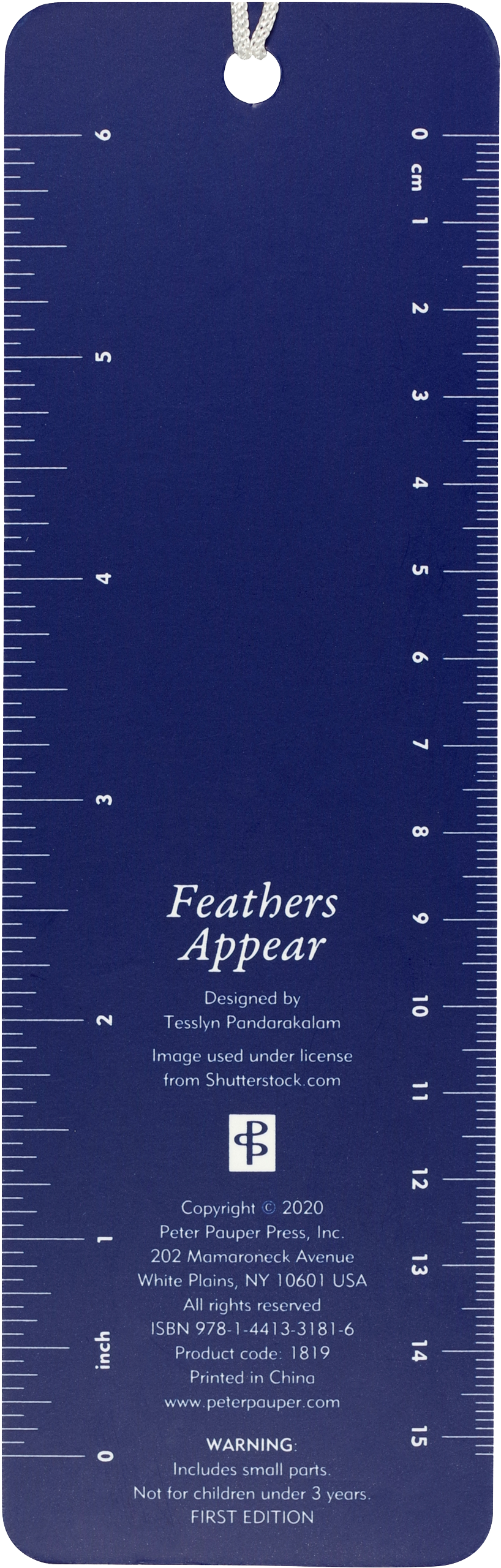 Peter Pauper Press - Wholesale Bookmark - Feathers Appear When Angels Are Near Beaded Bookmark2