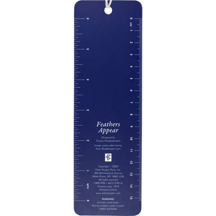 Peter Pauper Press - Wholesale Bookmark - Feathers Appear When Angels Are Near Beaded Bookmark2