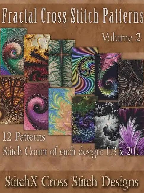 Fractal Cross Stitch Patterns - Paperback for wholesale by Books by splitShops