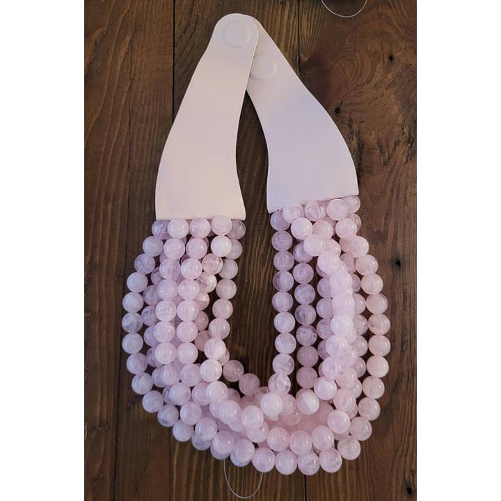 anbfashion - Wholesale Beaded/Pearl Necklace - NEW CHUNKY BEADED LAYERED NECKLACE JKN-1407