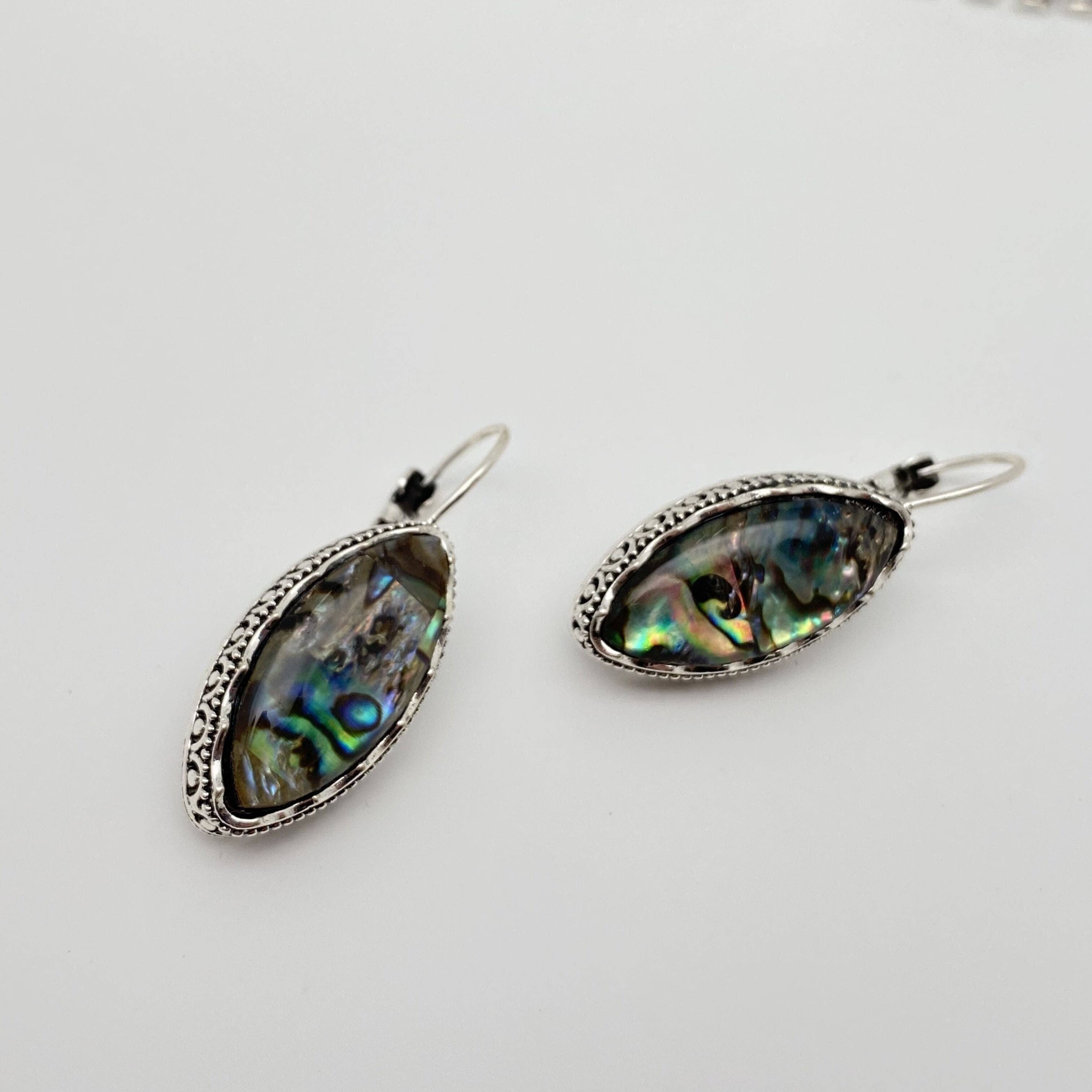 Mio Queena - Wholesale Dangle Earrings - Owl, Elephant, Geometric Abalone Shell Earrings5