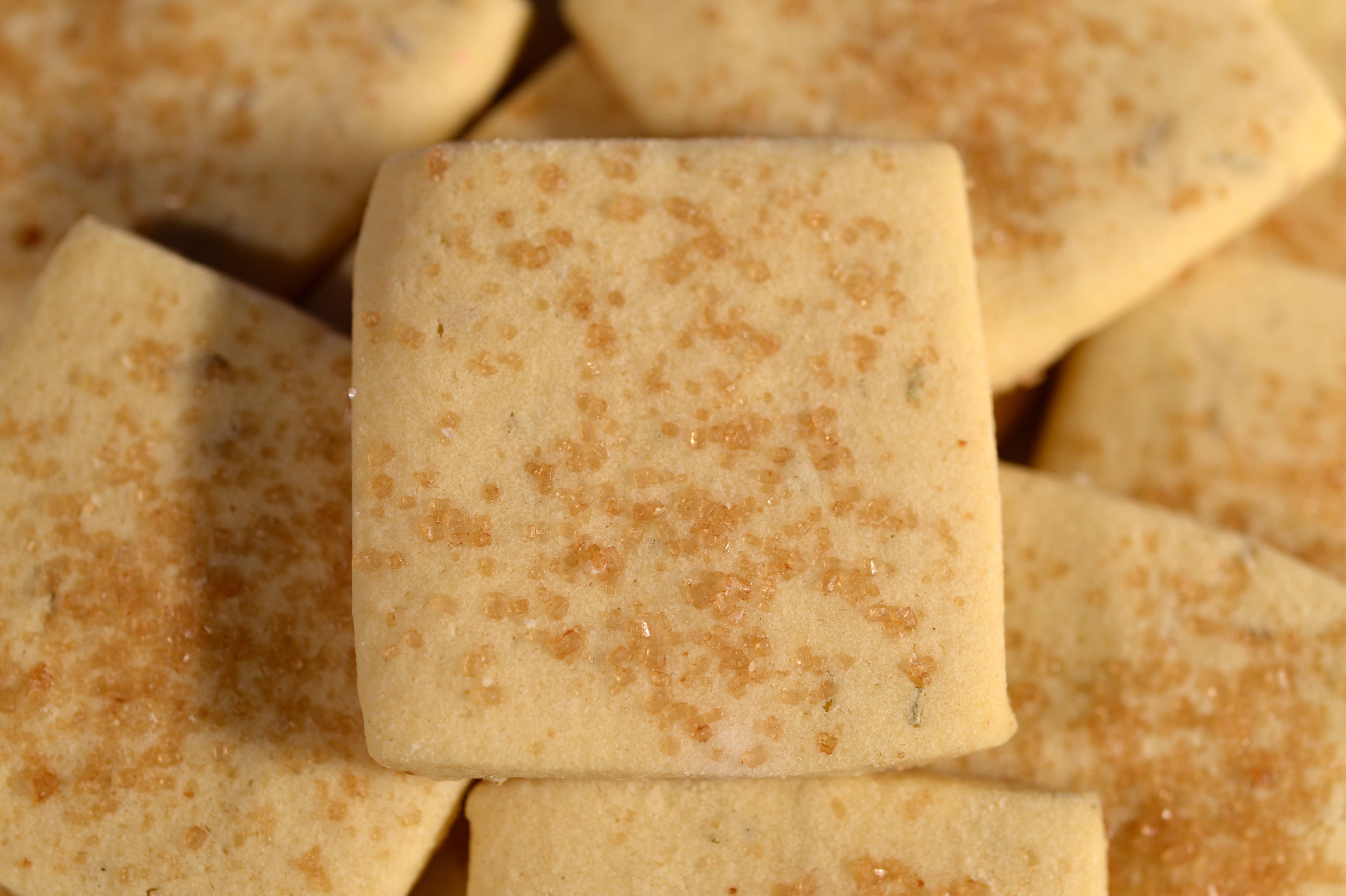 Monastery Baked Goods - Wholesale Cookie - Rosemary Butter Shortbread Cookies (4-oz)1