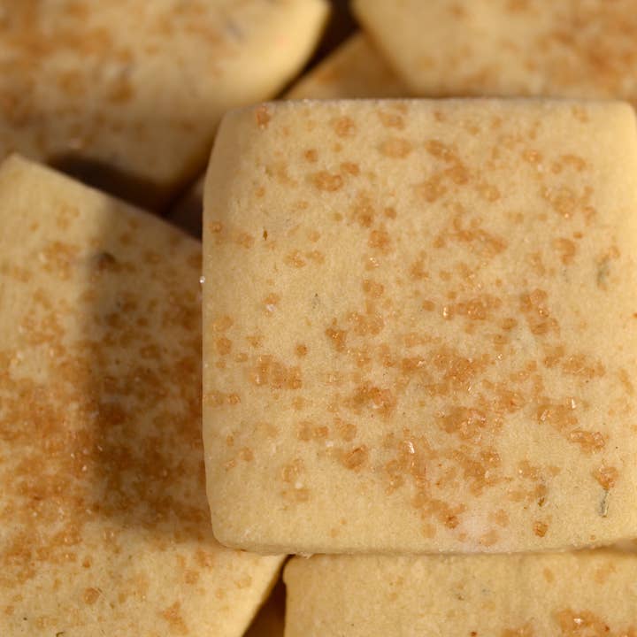 Monastery Baked Goods - Wholesale Cookie - Rosemary Butter Shortbread Cookies (4-oz)1