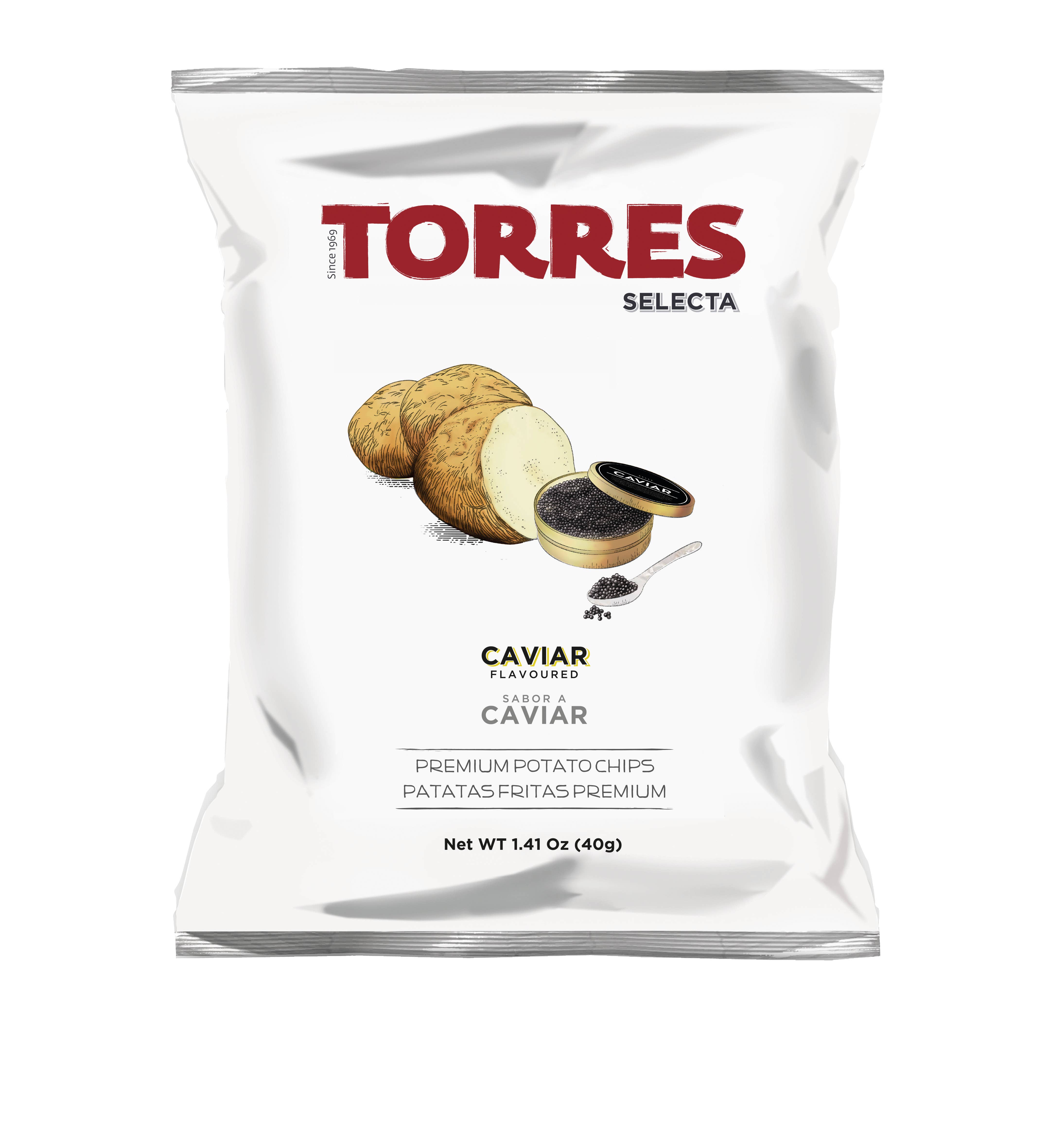 Patatas Torres - Wholesale Chips - Torres Selecta Caviar Flavor Potatoes 40G0