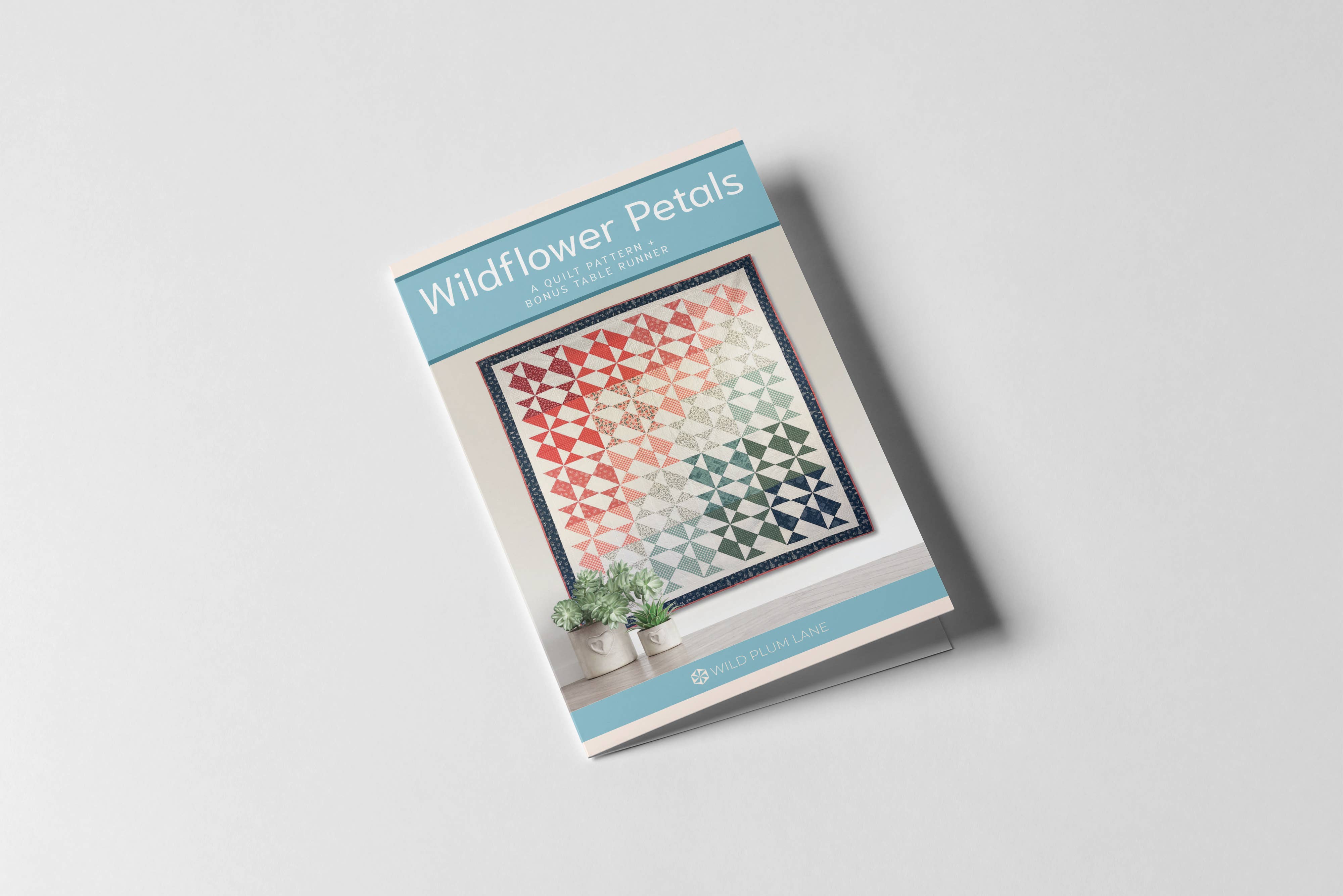 Wild Plum Lane - Wholesale Craft Sewing Kit - Wildflower Petals Quilt Pattern - Printed4