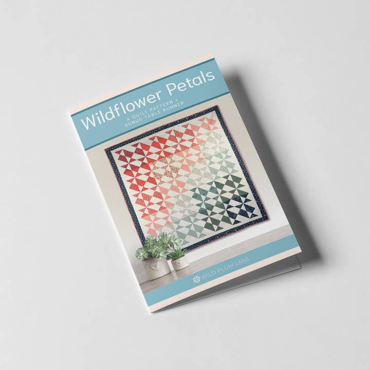 Wild Plum Lane - Wholesale Craft Sewing Kit - Wildflower Petals Quilt Pattern - Printed4