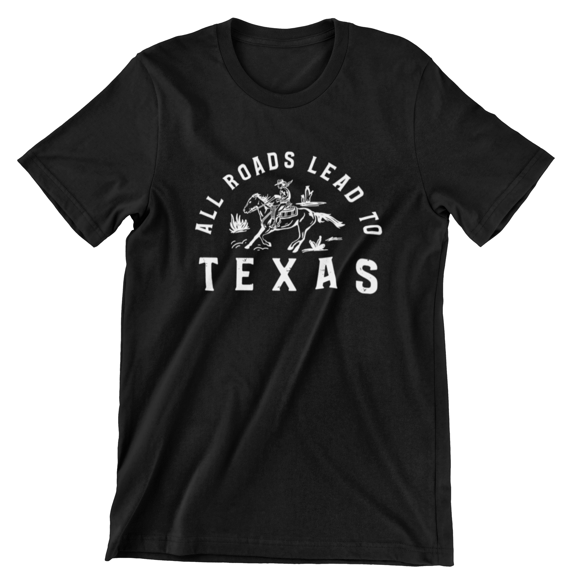 Made in Texas Co. - Wholesale Screen Printed T-Shirt - Unisex - All Roads Lead to Texas T-Shirt0