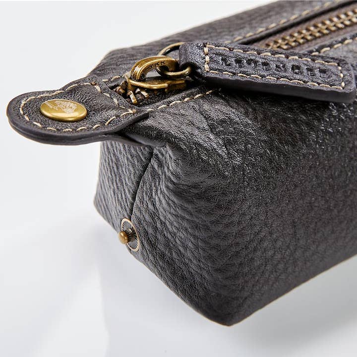 Mocha Bomber Jacket Pen Pouch for wholesale on Faire