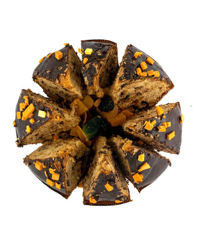 The Sicily Essence - Wholesale Cake - Sicilian panettone with chocolate and orange2