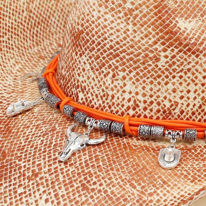 Greater Goods Imports & Wholesale - Wholesale Cowboy Hat - Women's - HT0145 | Snakeskin-Texture Western Cowboy Hat | MH03445