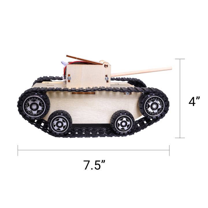 Kitsville - Wholesale DIY Craft Kit - Kids - Remote Controlled Tank DIY Kit, STEM Toy, Craft Kit for Kids2