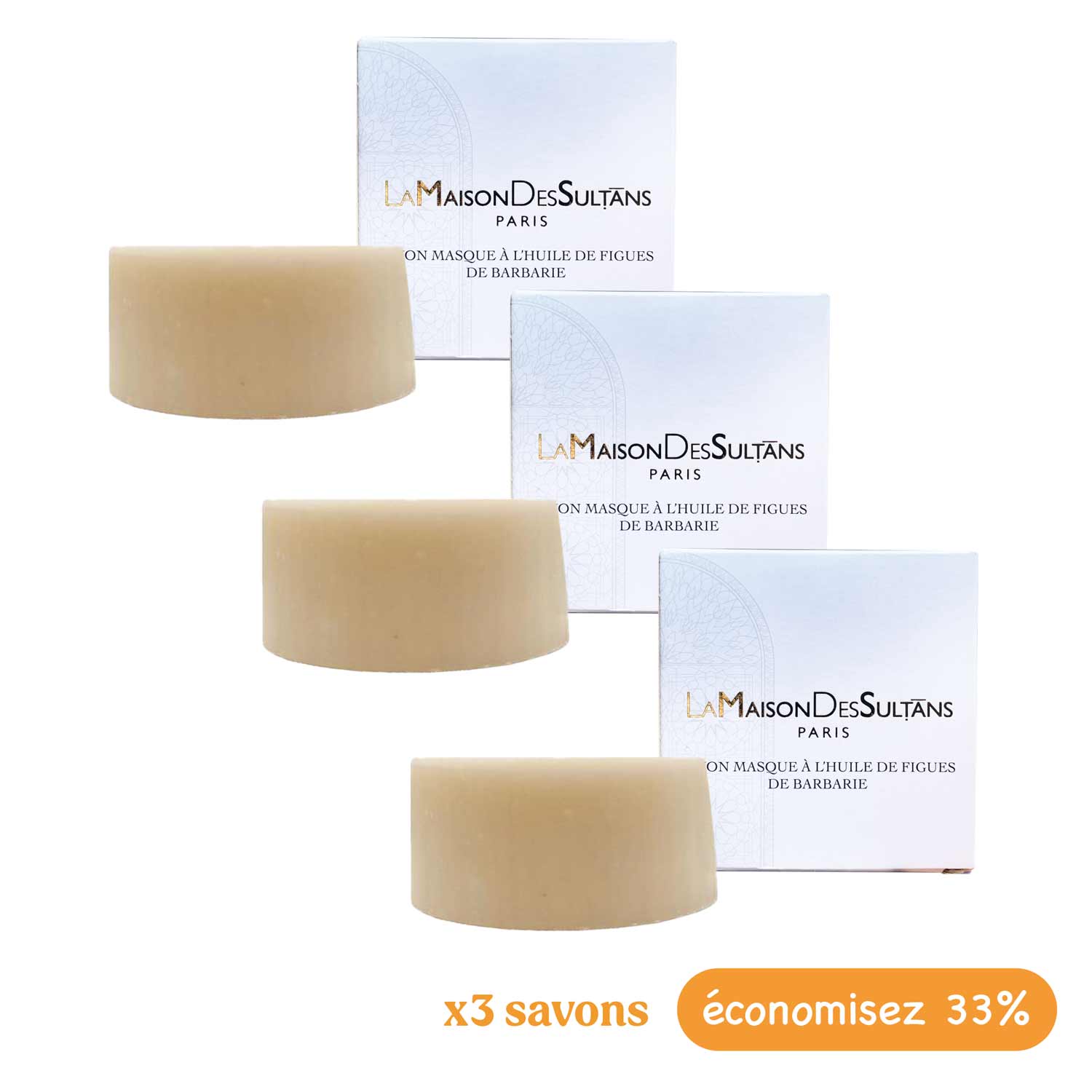 La Maison Des Sultans Paris - Vendita all'ingrosso Detergenti per il viso - Sapone alla Fico d'India6