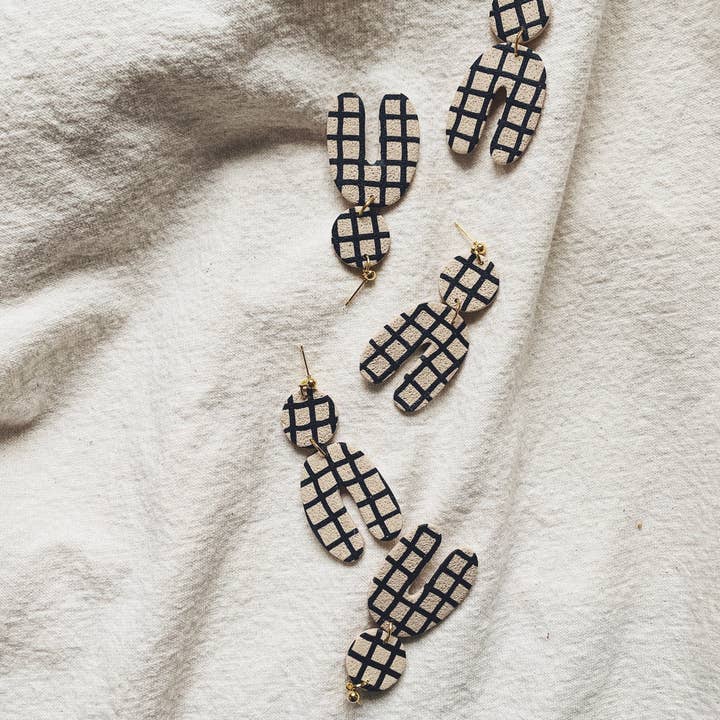 Whiskey + Wine - Vendita all'ingrosso Orecchini pendenti - Orecchini Finn Grid