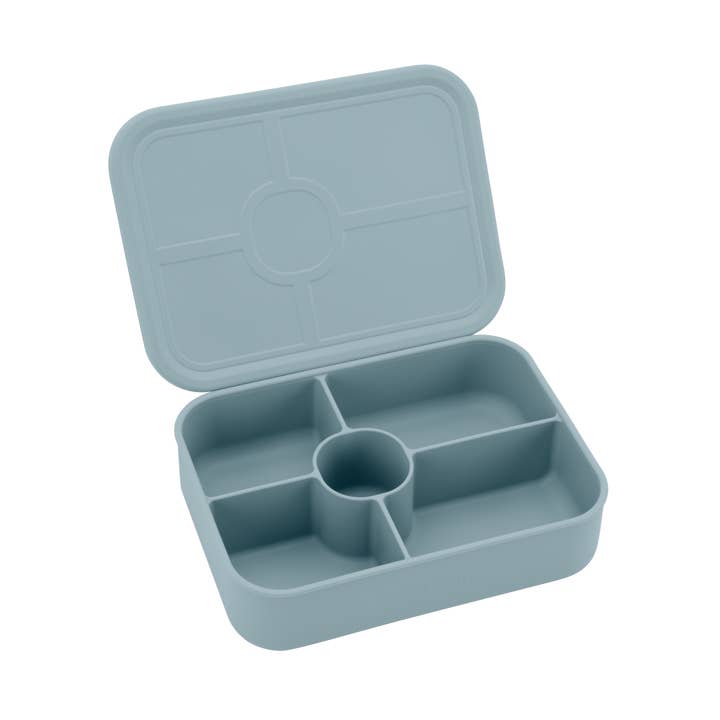 Fiambrera Bento de silicona con 5 compartimentos | Rock Blue para venta al por mayor de Zoe Sage