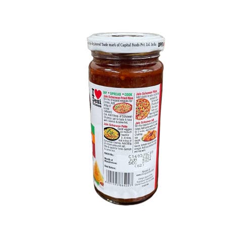 Buniyaa LLC - Wholesale Chutney - Chings Jain Schezwan Chutney - 250 g (zonder ui, geen knoflook)1
