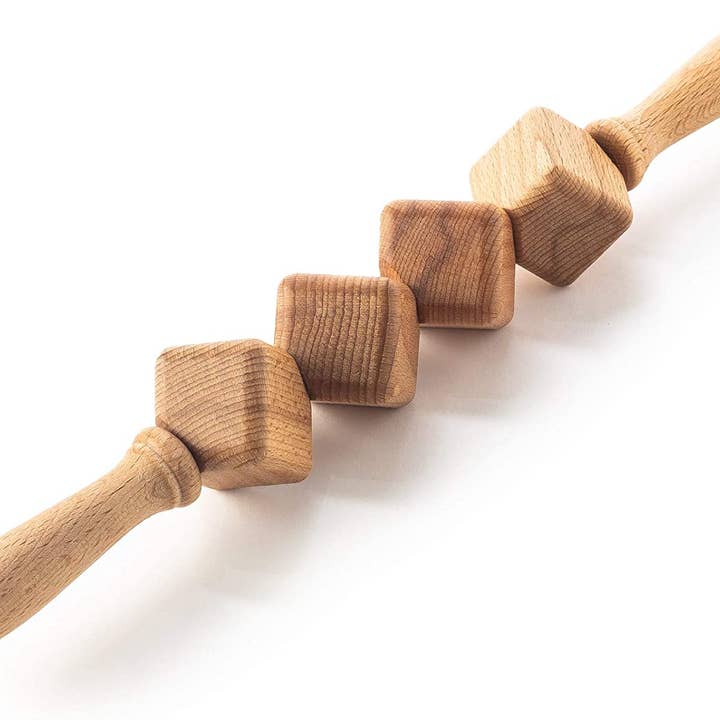 Tuuli GmbH - Wholesale Body Massager - Wooden Cellulite Massage Roller Tool Brush Massager - Cube7