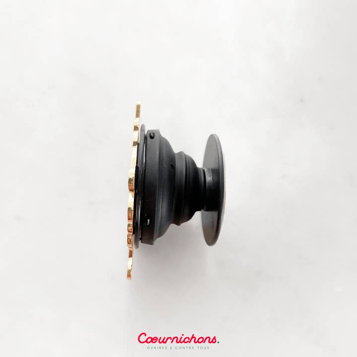 Coeurnichons - Wholesale Phone Grip - Pop Grip - “I DON'T CARE” smartphone handle3