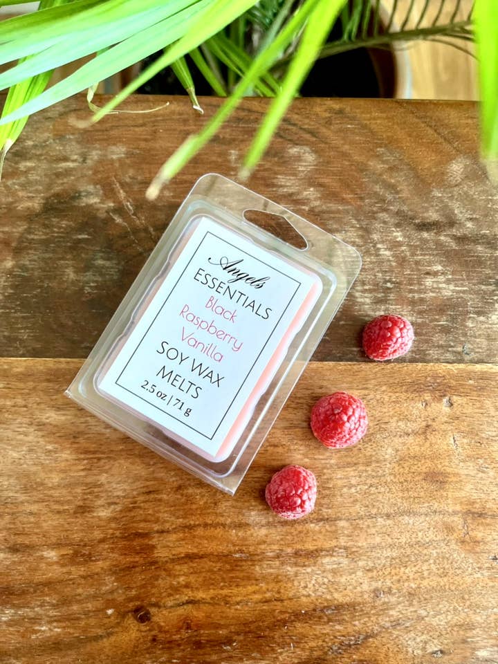 Black Raspberry Vanilla Soy Wax Melts for wholesale by Angels Essentials