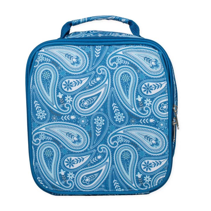 Blue Paisley Lunchbag for wholesale by Dicksons