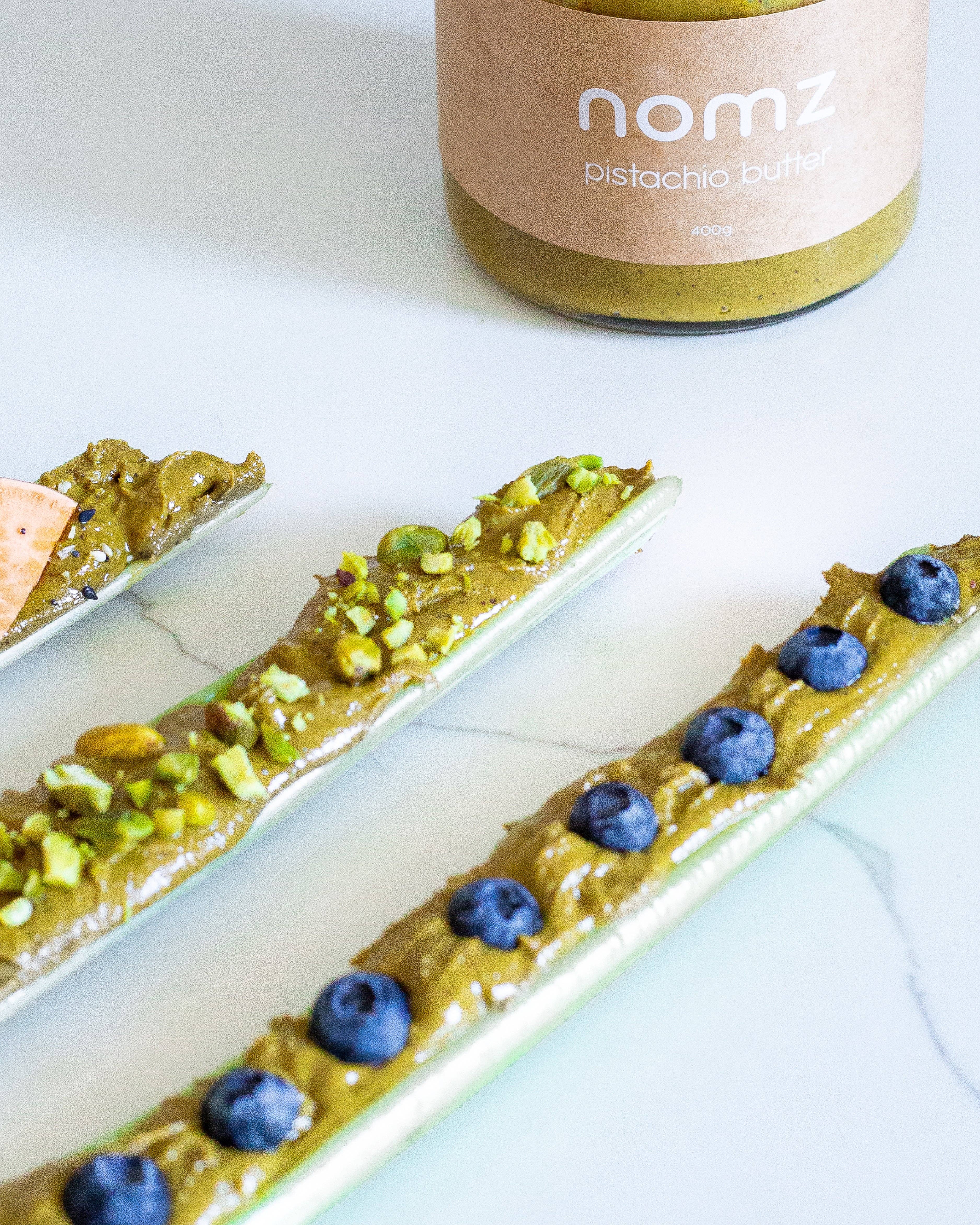 nomz - Wholesale Nut Butter - organic pistachio nut butter4