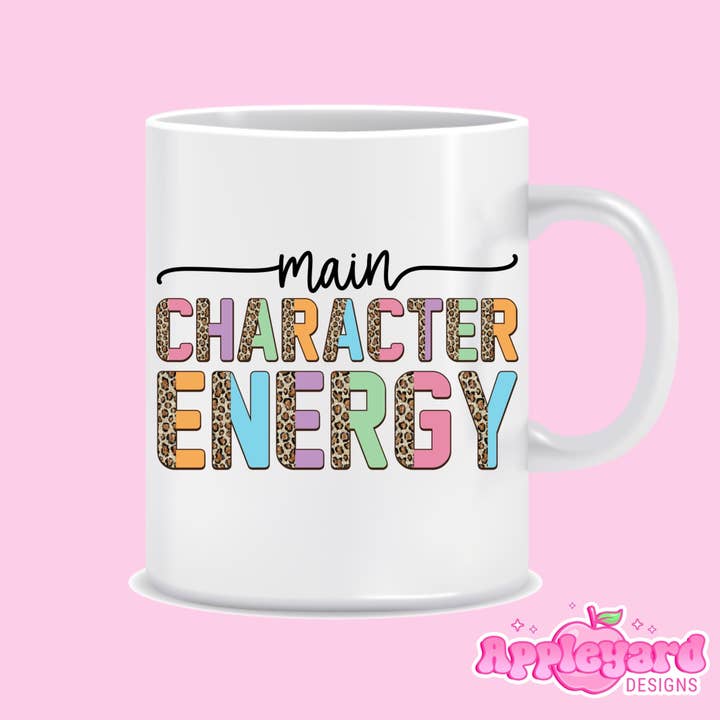 Main Character Energy | 11oz Mug for wholesale by Appleyard Designs