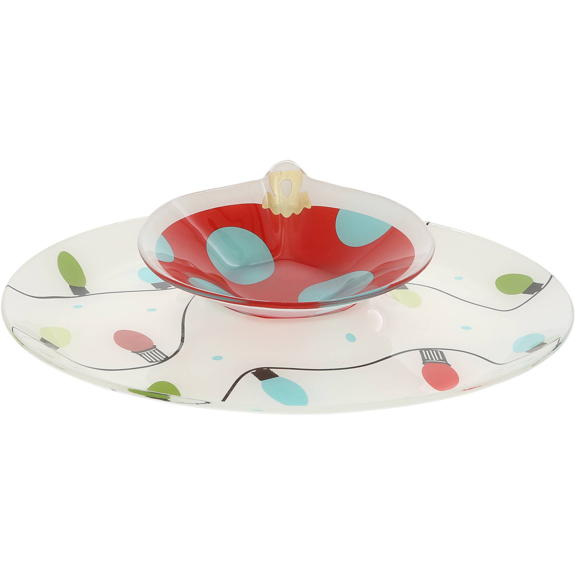 Pavilion - Wholesale Schotel - Holiday - Glazen schaal van 11,5 cm met kom2