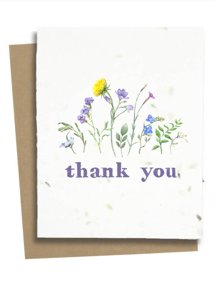 Milieuvriendelijke bedankkaarten voor wholesale door Greet n' Grow Plantable Cards