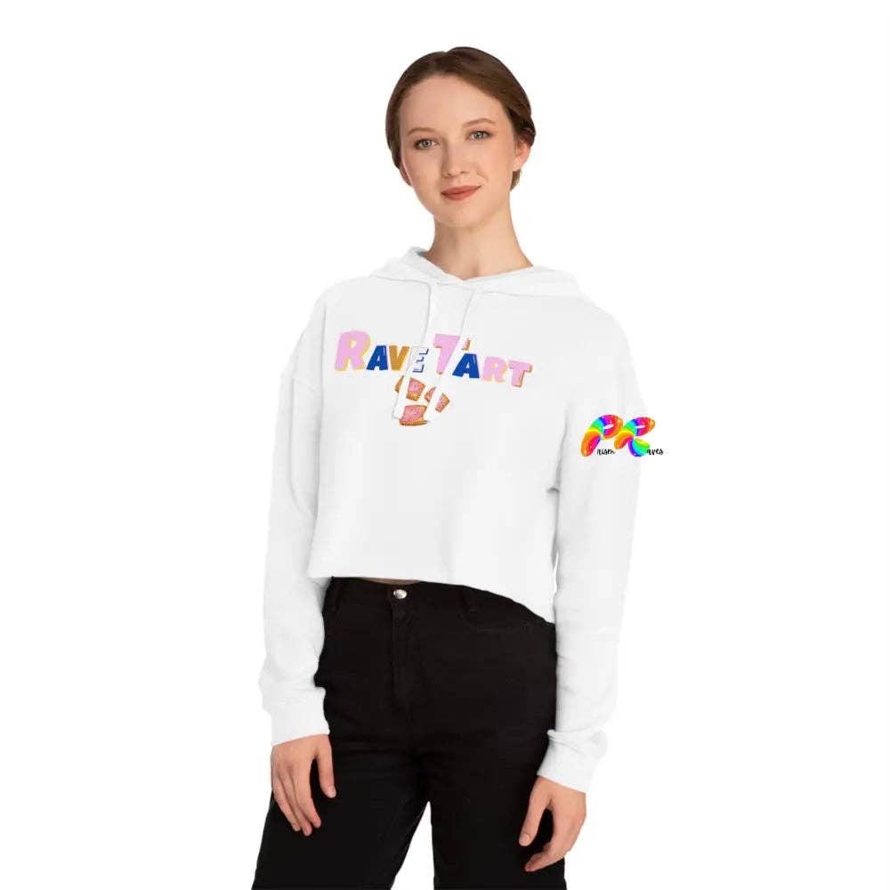 Prism Raves – Hoodie – Mulher por atacado – Moletom com capuz Rave Tart Cropped8