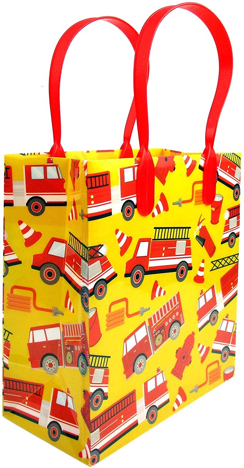 Tiny Mills – Saquinho de presente por atacado – Sacos para lembrancinhas de festa para caminhões de bombeiros, pacote com 123
