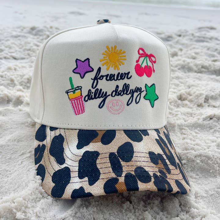 Forever Dilly Dalling Leopard Hat for wholesale by Poppy & Pine