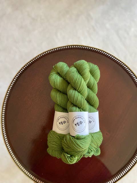 CMS Supply Co - Wholesale Yarn - Moss (Semi-Solid/Tonal - Artisan Dyed Yarn - Multiple Bases
