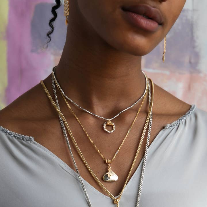 Catherine Page Jewelry - Wholesale Pendant/Charm Necklace - Simms Adjustable Pendant in Silverite1