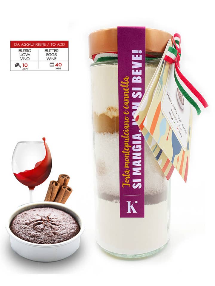 BEREIDING VOOR MONTEPULCIANO EN KANEELTAART IN POT voor wholesale door Kucino