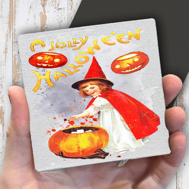 A Jolly Halloween VintageMagnet Fridge for wholesale by Avery Lane Gifts
