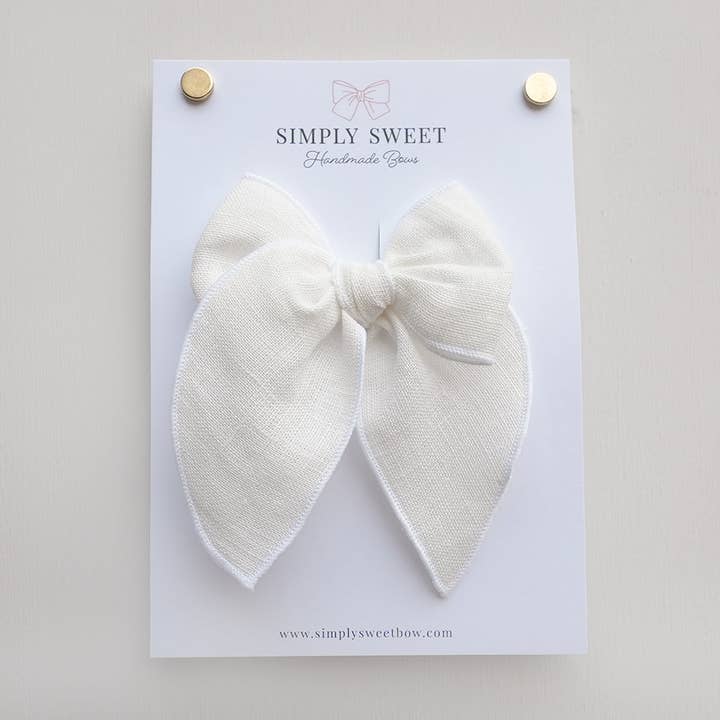 Perle - Arc à bords pour la vente par Simply Sweet Bow