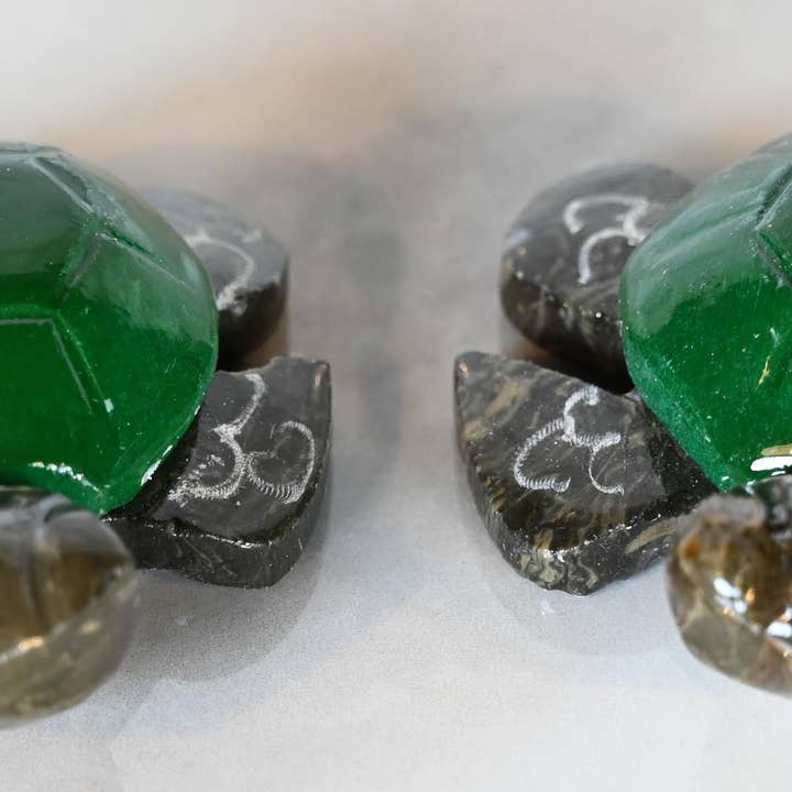 Marble Turtle Green 1.5" for wholesale by SS handcrafted Art