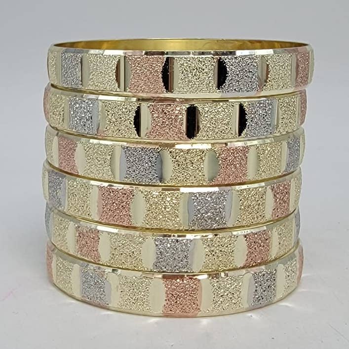 Diamantslipat Armbandset-Guld/Silver/Roséguld Pläterat_10MM för wholesale av Treasure Jewelry