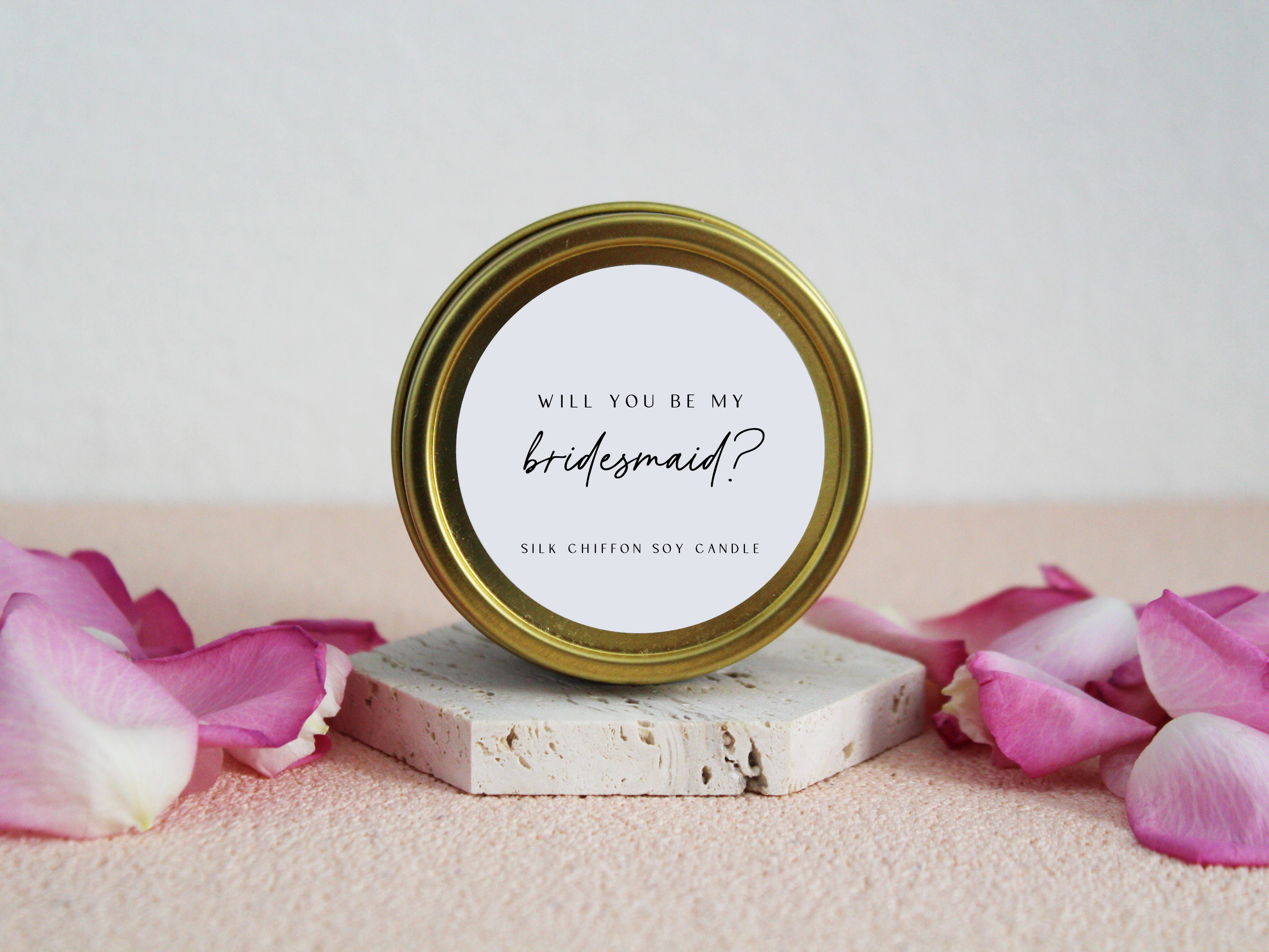 Aria Bella Candles - Vente Bougie en bocal - Seras-tu ma demoiselle d'honneur ? Bougie de soja0